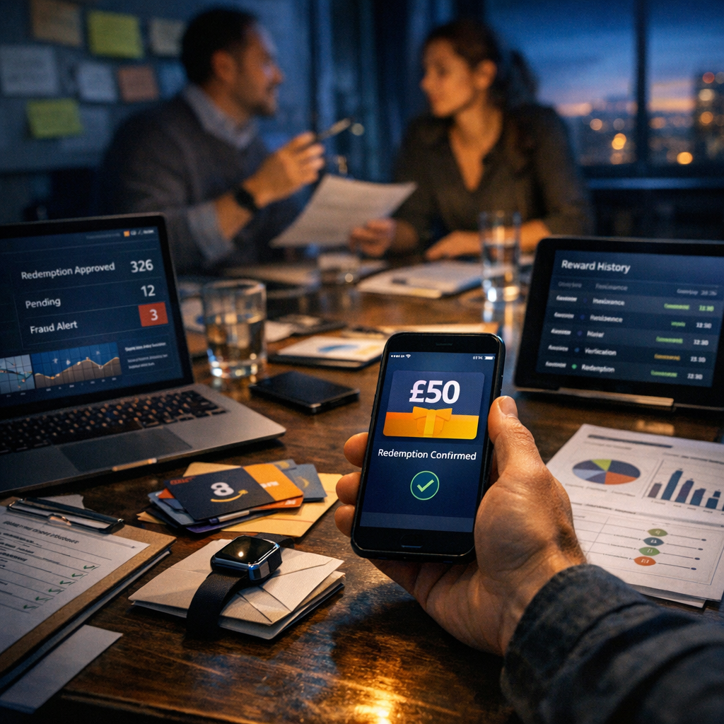 Planning digital reward delivery for growth categories without adding fulfilment friction