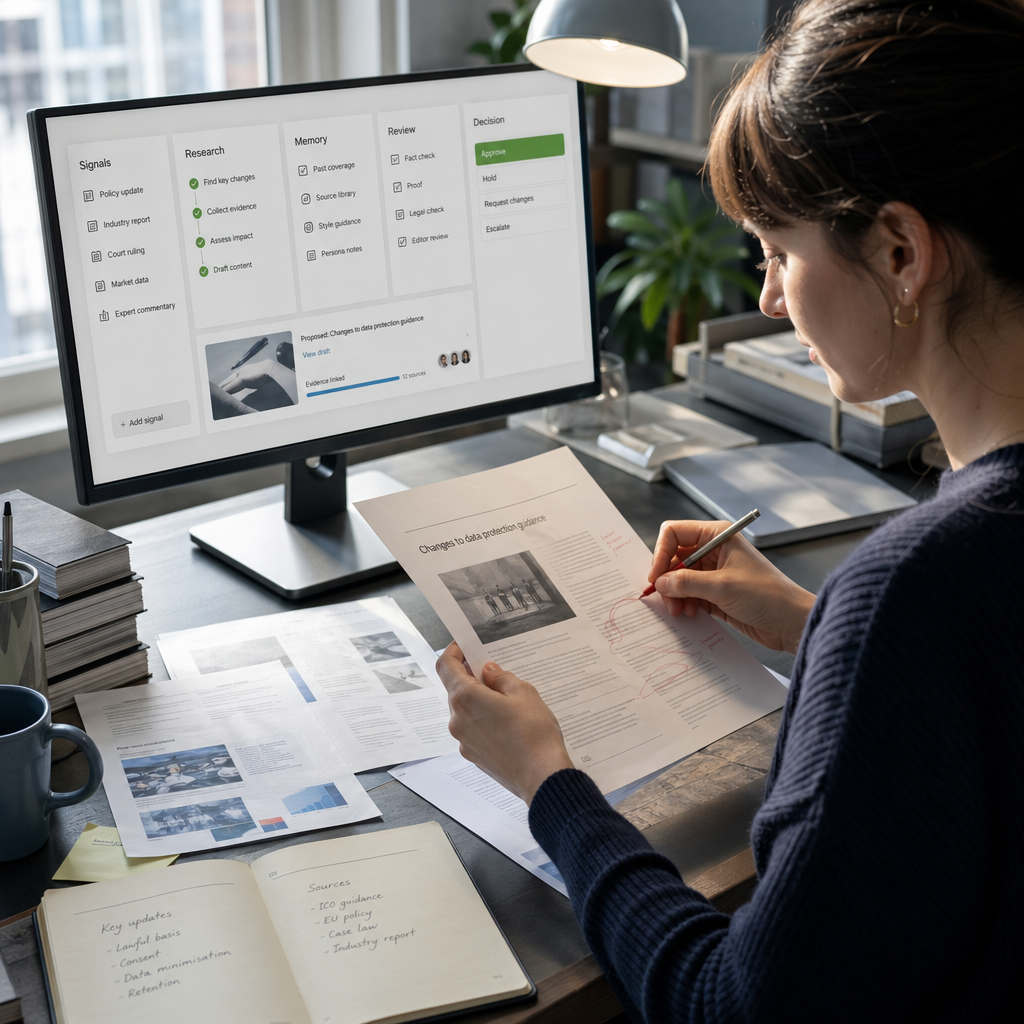 Scoped memory versus shared prompts in sector content operations
