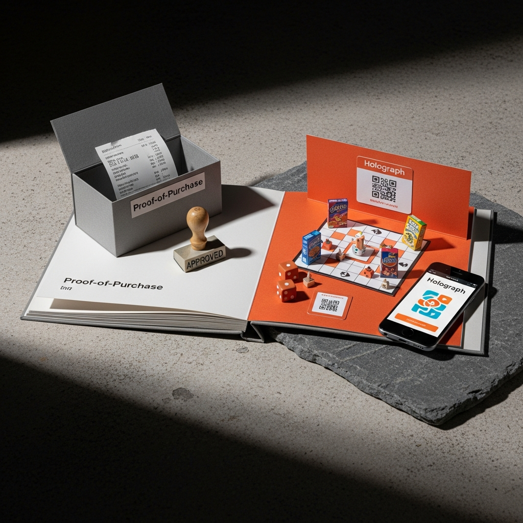 Proof-of-purchase is moving from promo admin to activation design