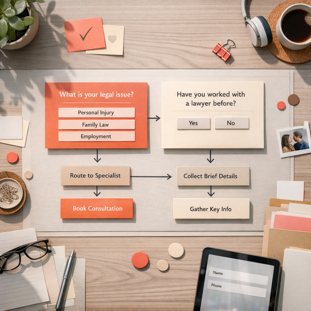 How structured website intake improves routing without creating a cold first impression