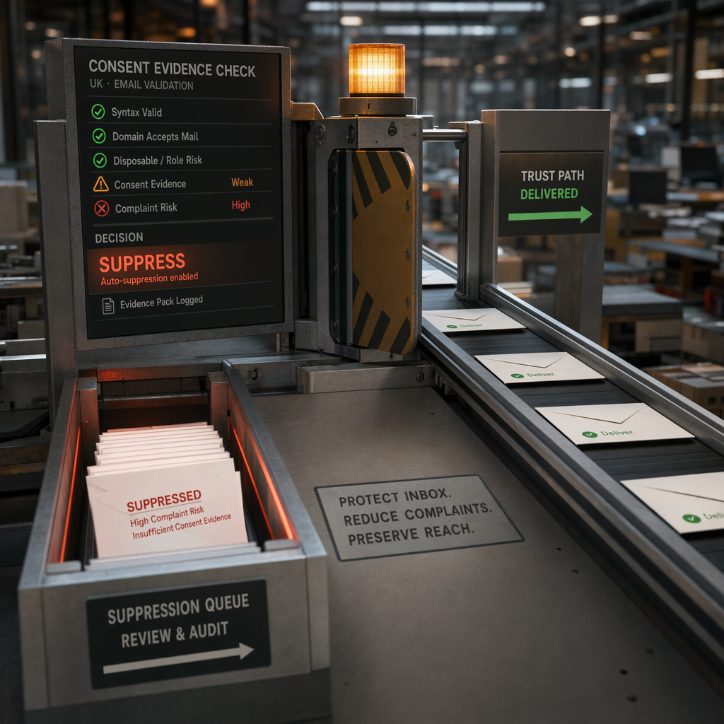 Inside a UK CRM review where consent evidence and inbox risk collided