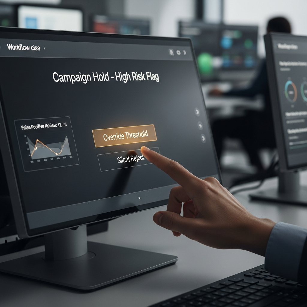 Silent reject versus visible review: a UK benchmark for lifecycle teams tuning email judgement