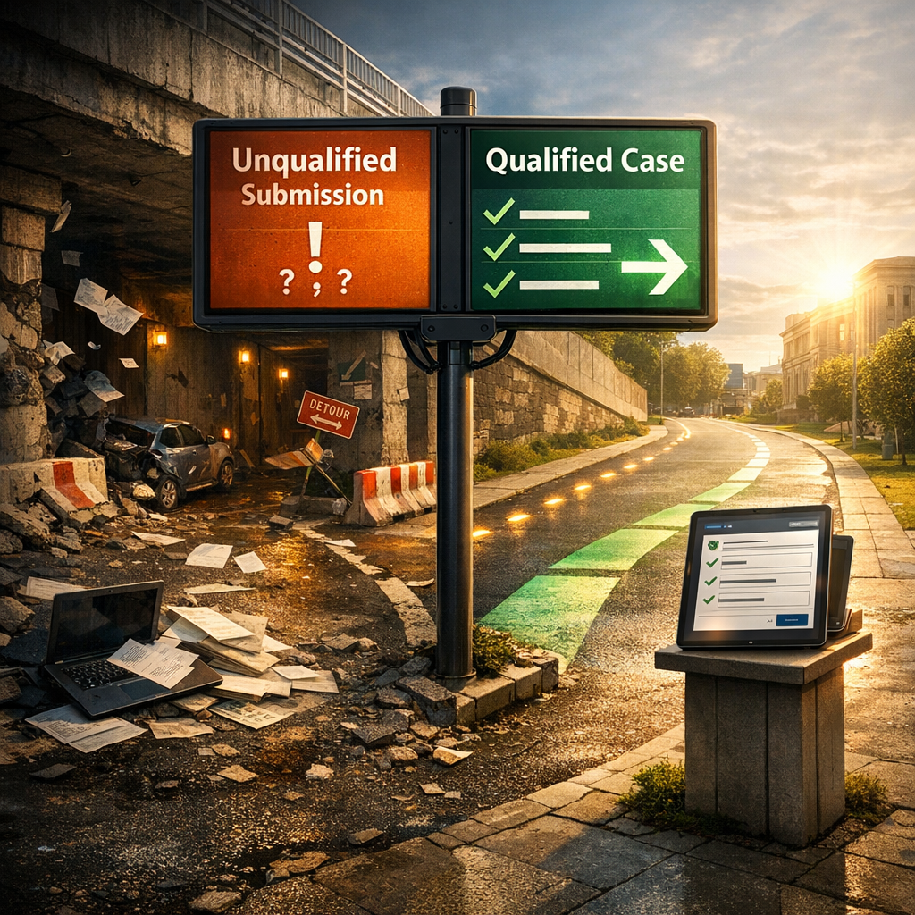 What audit trails really need from website qualification before case-management handoff