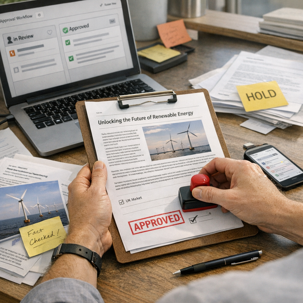 Privacy policy sets as a routing rule for faster editorial approvals