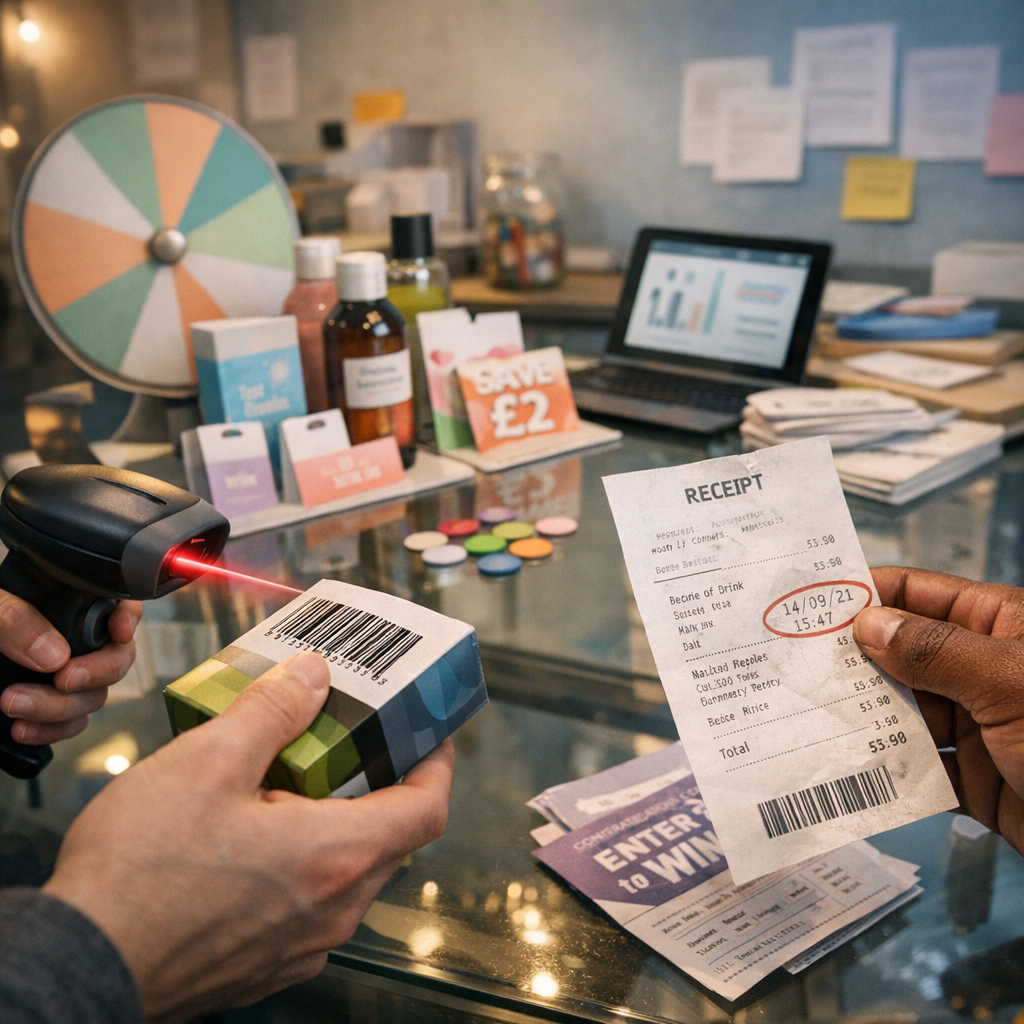 What barcode checks, receipt evidence and rule enforcement each catch in practice