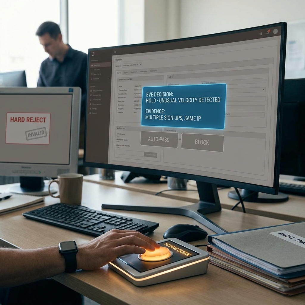 Explainable validation decisions versus hard rejects: a UK comparison for CRM and fraud teams