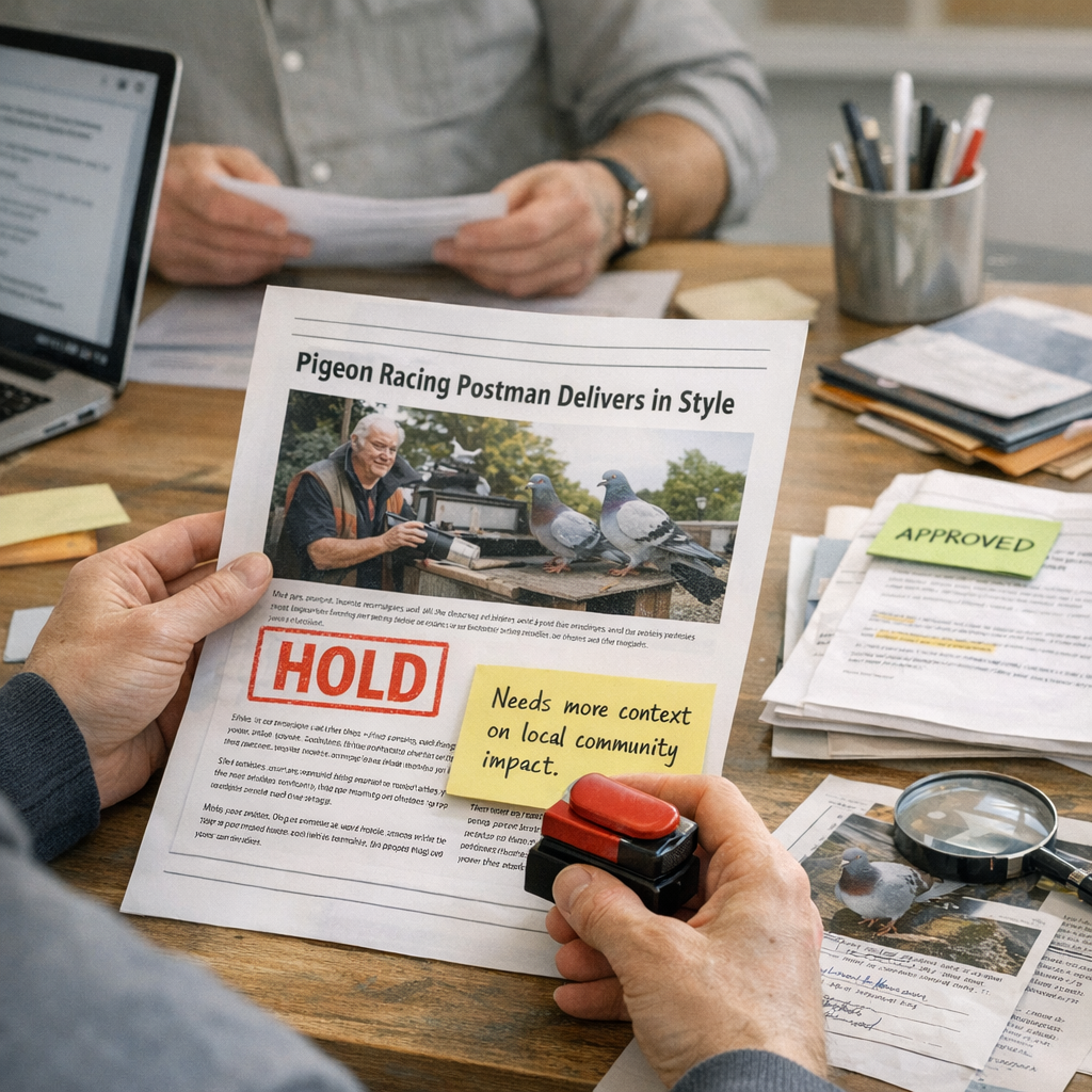 When a quirky story becomes evidence: the part editorial memory plays When a quirky story becomes evidence: the part editorial memory plays