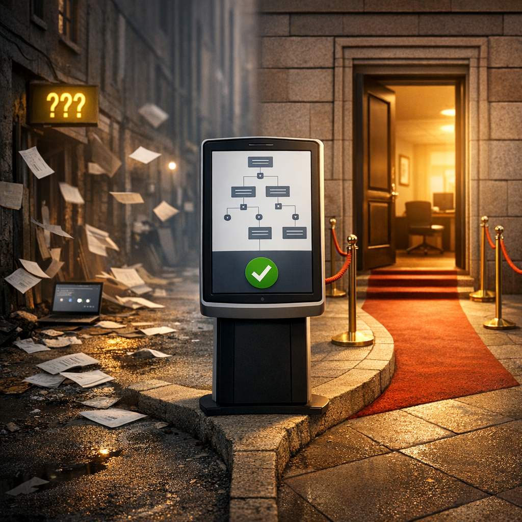 How SRA-regulated firms redesign legal intake: structured qualification versus open chat trade-offs