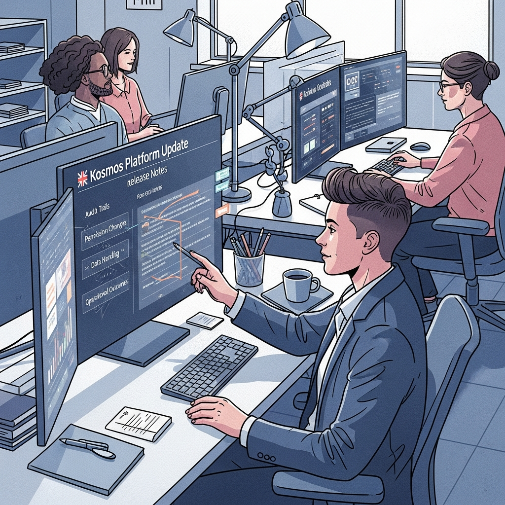 How Kosmos platform updates affect UK financial services automation: a practical review guide