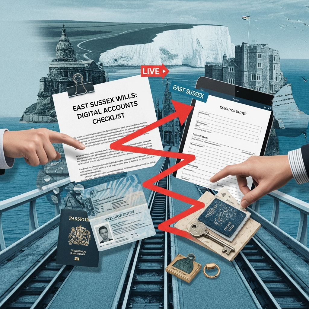 Digital accounts, executors and paperwork: a will-readiness checklist for East Sussex families