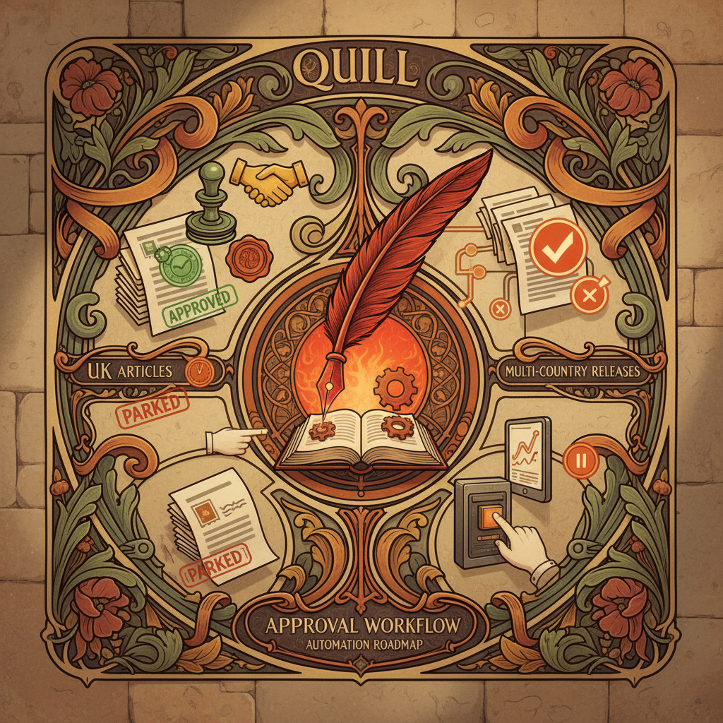 Where governed publishing beats ad hoc queues when compliance signals spike