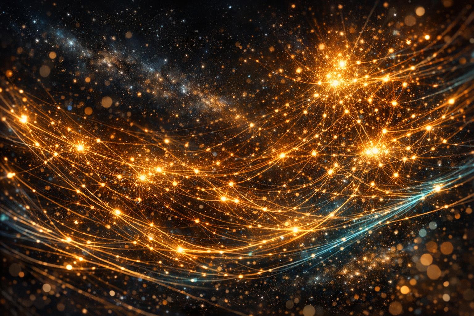 DNA product visual in the Kosmos starfield style