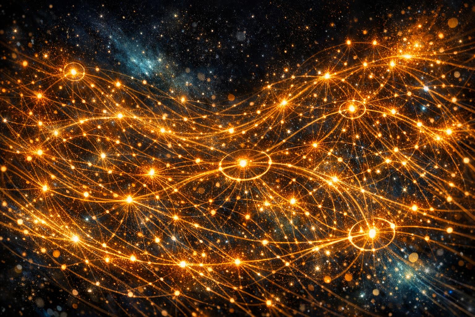 Campaign-planning cosmos with orbital routes, milestone gates and governed activation pathways.